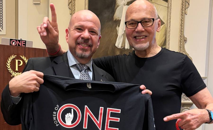 With Uly Navarrete, Executive Director, The Association of Latino Administrators and Superintendents, after I keynoted their 2025 Education Summit in Chicago.